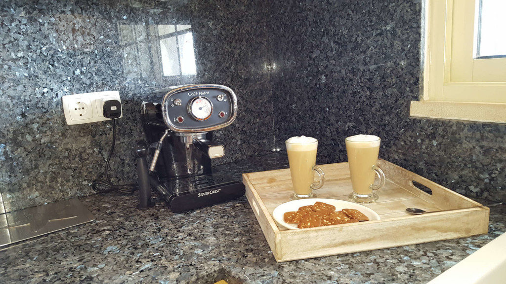 Enjoy a great expresso, latte, Cappuccino and more with our expresso machine.