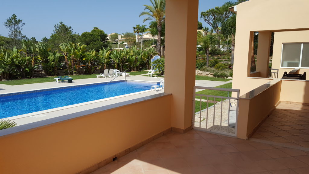 Private access directly from all 3 terraces to the gardens and pool