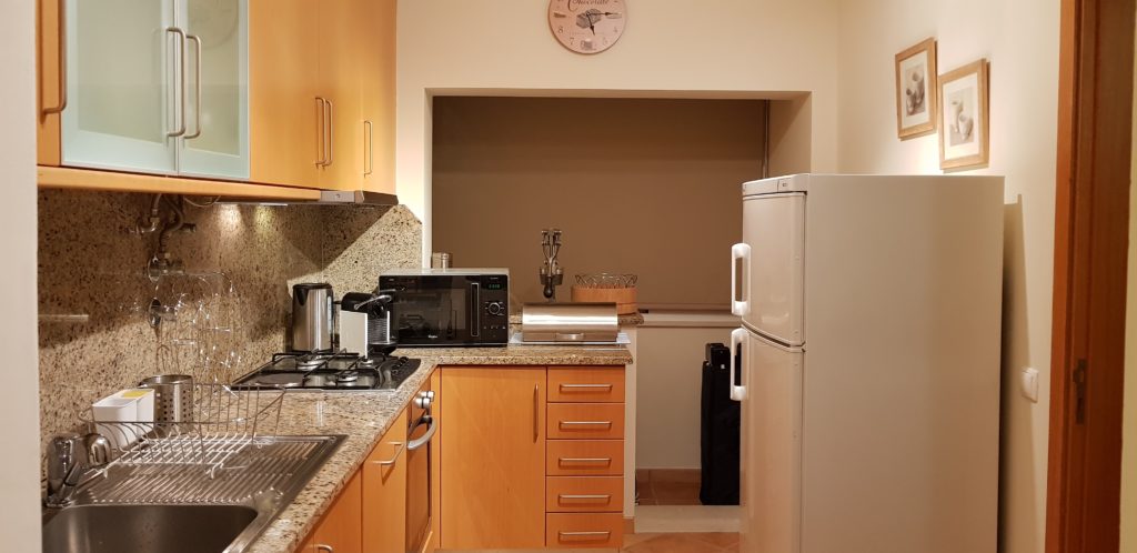 Kitchen with integrated appliances - washing & dishwasher